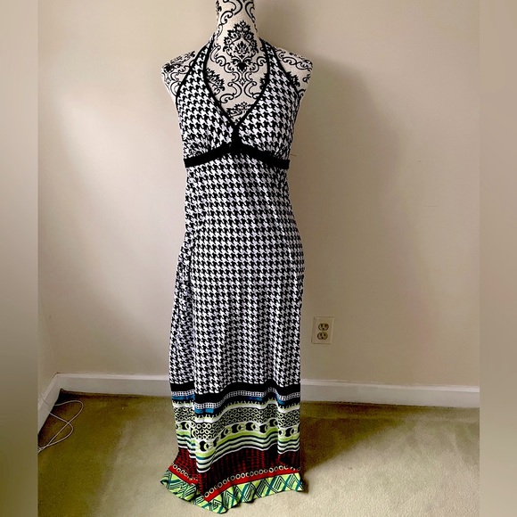 Sunflair NWT $336 Dutch Luxury Beach Pool and Post Swim Halter Vacation Dress - Picture 1 of 7